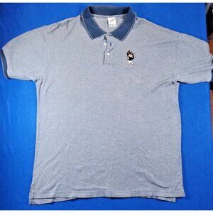 Warner Bros. Tasmanian Devil Polo Golf Shirt Men's Size Large